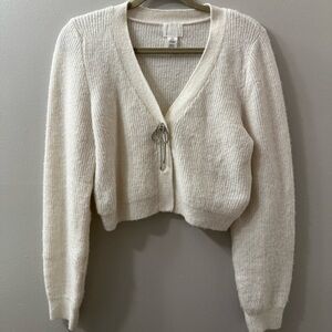 H&M Cream Women's Cardigan Sweater